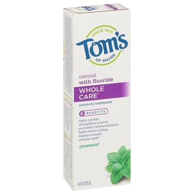 Toms Of Maine Toothpaste Anticavity Spearmint Natural 6/4 OZ [UNFI #2370138] T