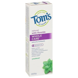 Toms Of Maine Toothpaste Anticavity Spearmint Natural 6/4 OZ [UNFI #2370138] T