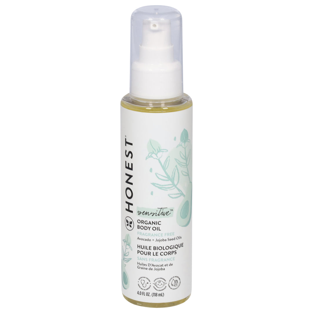 The Honest Company Body Oil Organic Fragrance Free 4 OZ [UNFI #1587807] T