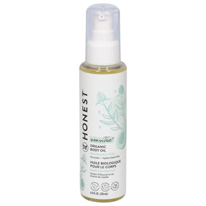 The Honest Company Body Oil Organic Fragrance Free 4 OZ [UNFI #1587807] T