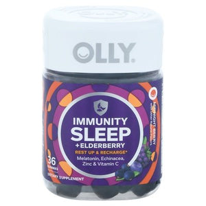 Olly Immunity Sleep + Elderberry Midnight Berry Gummies 3/36 CT [UNFI #2999910]