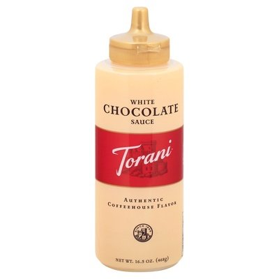 Torani Sauce White Chocolate 4/16.5 OZ [UNFI #2459956] [ebt]