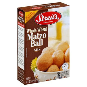 Streits Matzo Ball Mix Whole Wheat 12/4.5 OZ [UNFI #0196543] [ebt]
