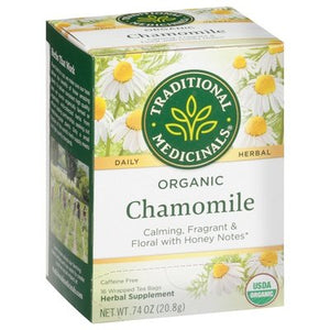 Traditional Medicinals Herbal Supplement Organic Chamomile Tea Bags 6/16 Bag [UNFI #0989293] [ebt]