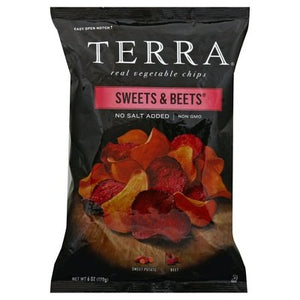 Terra Chips Vegetable Chips Real No Salt Added Sweets & Beets 12/6 OZ [UNFI #2940047] [ebt]