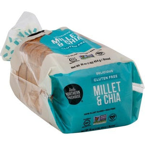 Little Northern Bakehouse Bread Gluten Free Millet & Chia 6/16 OZ [UNFI #1776269] [ebt]