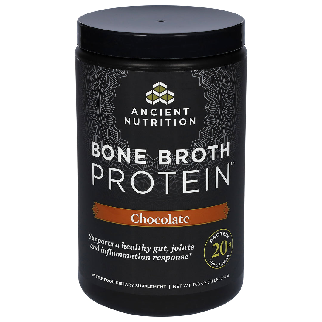 Ancient Nutrition Bone Broth Protein Chocolate 504 Grm [UNFI #2208437]