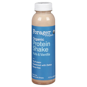 Forager Protein Shake Dairy-Free Organic Nuts & Vanilla 6/12 OZ [UNFI #2396752] [ebt]