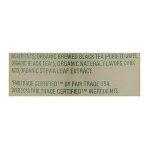 Zevia Black Tea Organic Sweetened Raspberry 12/12 OZ [UNFI #2304418] [ebt]