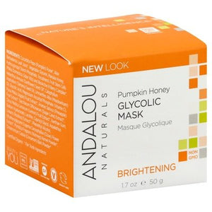 Andalou Naturals Glycolic Mask Pumpkin Honey Brightening 1.7 OZ [UNFI #0787499] T
