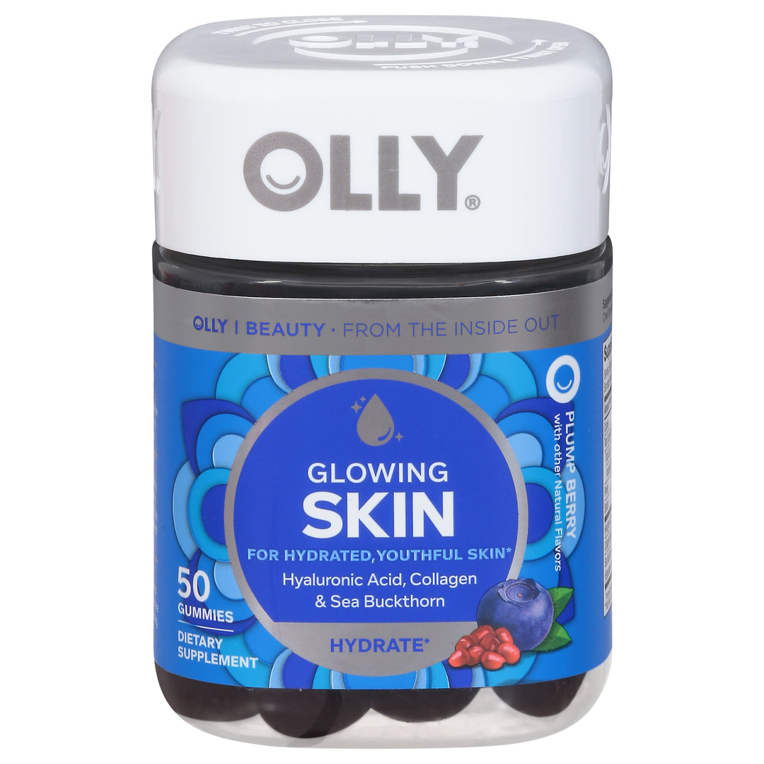 Olly Glowing Skin Plum Berry Gummies 50 CT [UNFI #2557692]