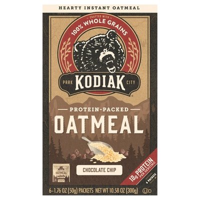 Kodiak Cakes Oatmeal Chocolate Chip Protein-Packed 6/6/1.76Z [UNFI #2591360] [ebt]
