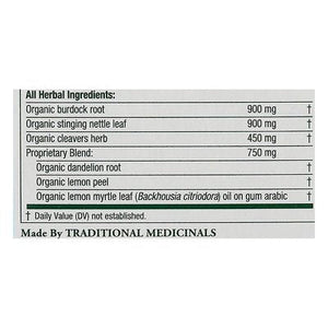 Traditional Medicinals Herbal Supplement Organic Everyday Detox Lemon Tea Bags 6/16 Bag [UNFI #0149351] [ebt]