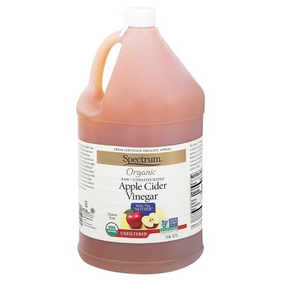 Spectrum Naturals Apple Cider Vinegar Organic UNFI ltered 4/Gal [UNFI #0326462] [ebt]