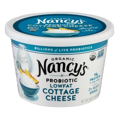 Nancys Springfield Creamery Cottage Cheese 2% Milkfat Min Lowfat Organic 6/16 OZ [UNFI #0280636] [ebt]
