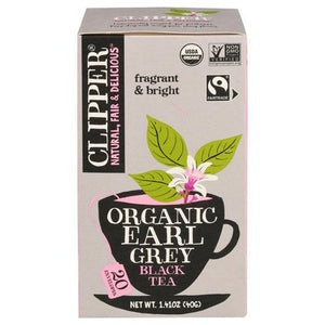 Clipper Black Tea Organic Earl Grey Tea Bags 6/20 BAG [UNFI #2870715] [ebt]