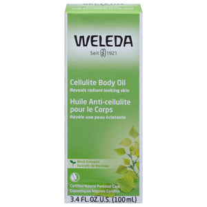 Weleda Body Oil Cellulite Birch Extracts 3.4 OZ [UNFI #662163] T