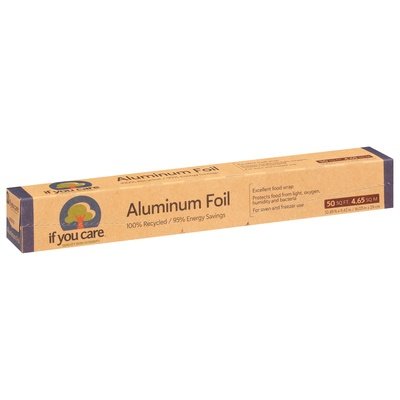 If You Care Aluminum Foil 50 Square Feet 50 Ft [UNFI #0876375] T