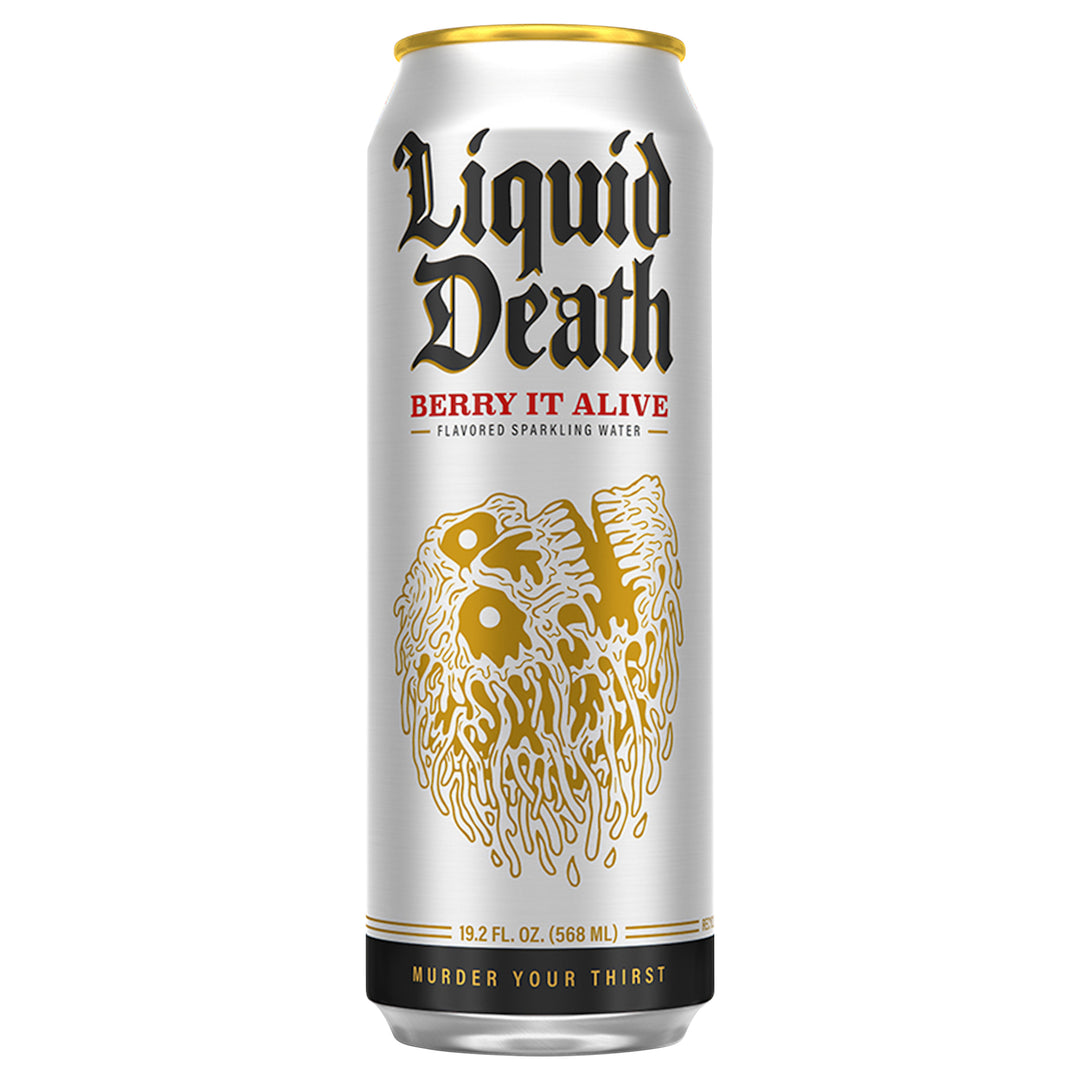 Liquid Death Sparkling Water Berry It Alive Flavored 24/19.2 OZ [UNFI #2930386] [ebt]