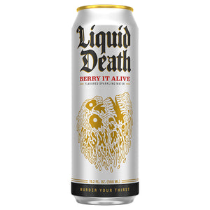 Liquid Death Sparkling Water Berry It Alive Flavored 24/19.2 OZ [UNFI #2930386] [ebt]
