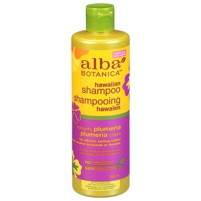 Alba Botanica Shampoo Colorific Plumeria Hawaiian 1/12 OZ [UNFI #596437] T