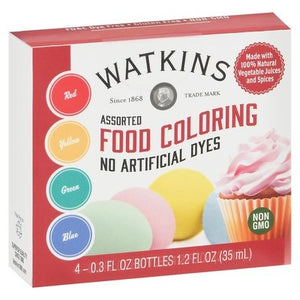 Watkins Food Coloring Assorted 6/4 CT [UNFI #1844208] [ebt]