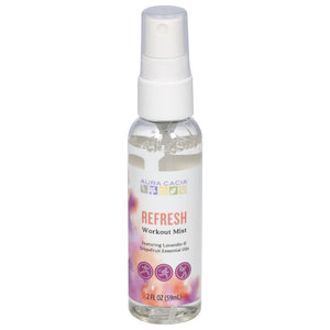Aura Cacia Workout Mist Refresh 2 OZ [UNFI #2745776] T