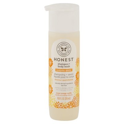The Honest Co Shampoo + Body Wash Everyday Gentle Sweet Orange Vanilla 10 OZ [UNFI #1812312] T