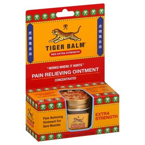Tiger Balm Pain Relieving Ointment Red Extra Strength 6/18 Gr [UNFI #0876557] T