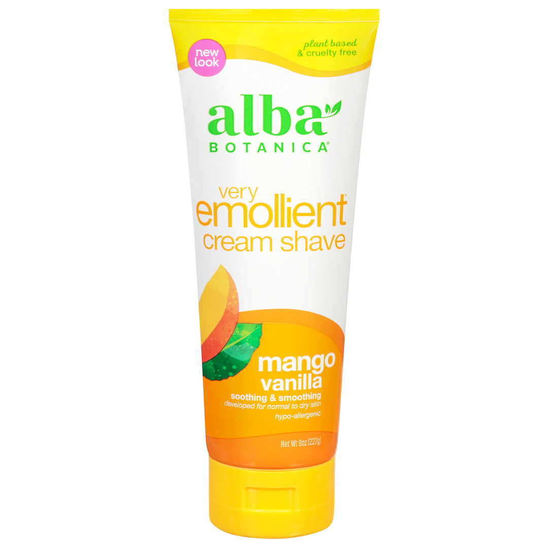 Alba Botanica Cream Shave Mango Vanilla 8 OZ [UNFI #885723] T
