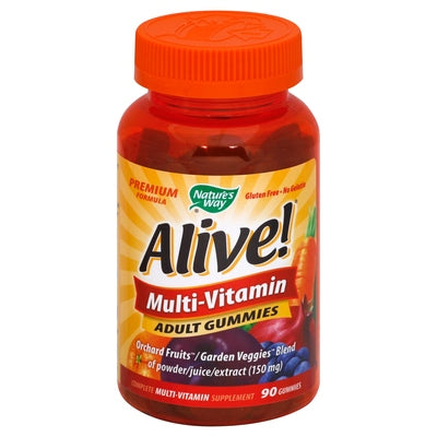 Natures Way Multi-Vitamin Adult Gummies 90 CT [UNFI #1131259]