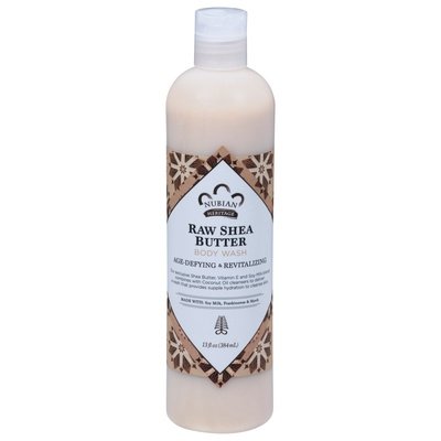 Nubian Heritage Body Wash Raw Shea Butter 13 OZ [UNFI #0918334] T