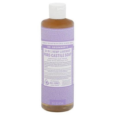 Dr Bronners Pure-Castile Soap 18-In-1 Hemp Lavender 1/16 OZ [UNFI #109900] T