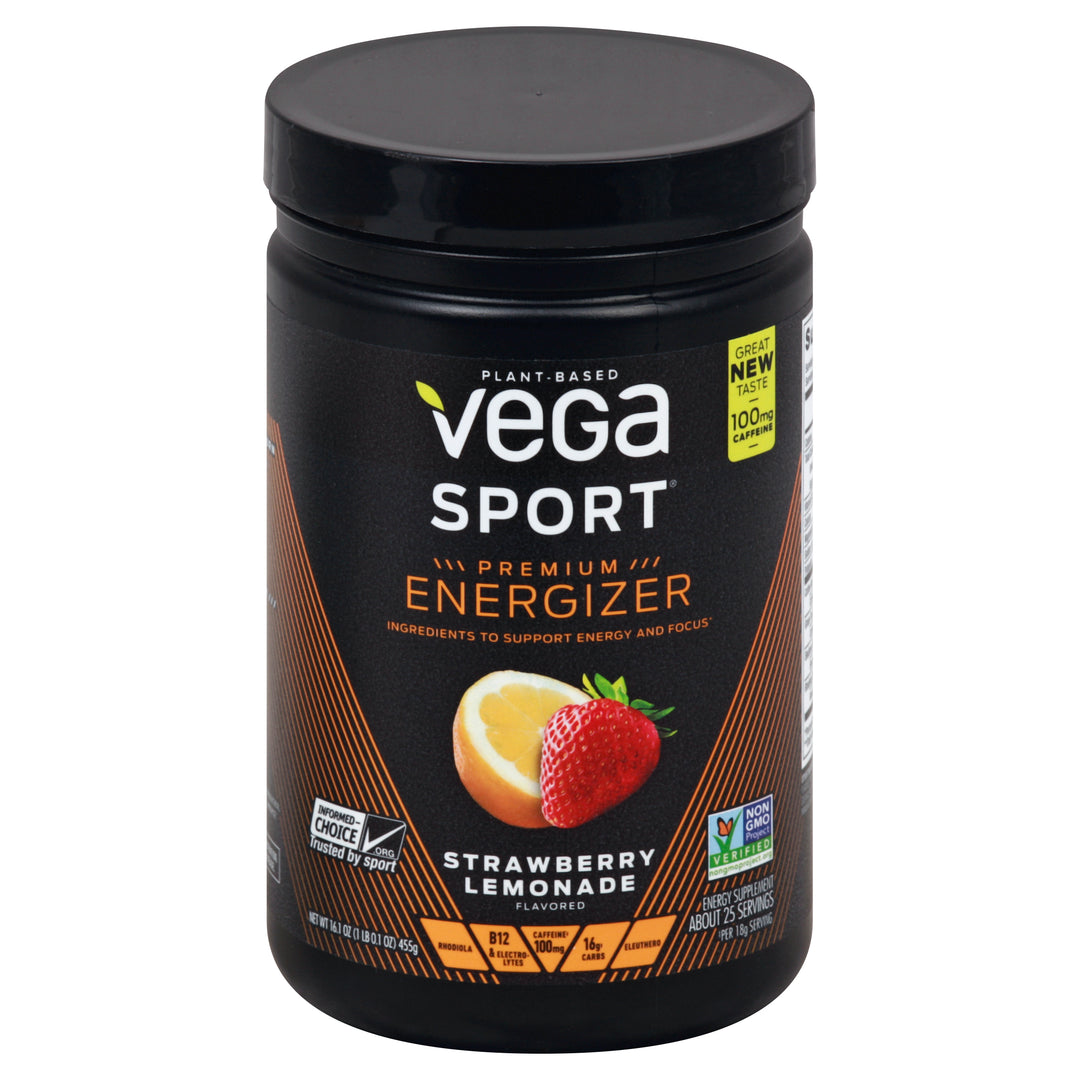 Vega Energizer Premium Strawberry Lemonade 16.1 OZ [UNFI #2309854]