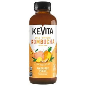 Kevita Kombucha Pineapple Peach 6/15.2 OZ [UNFI #2266302] [ebt]