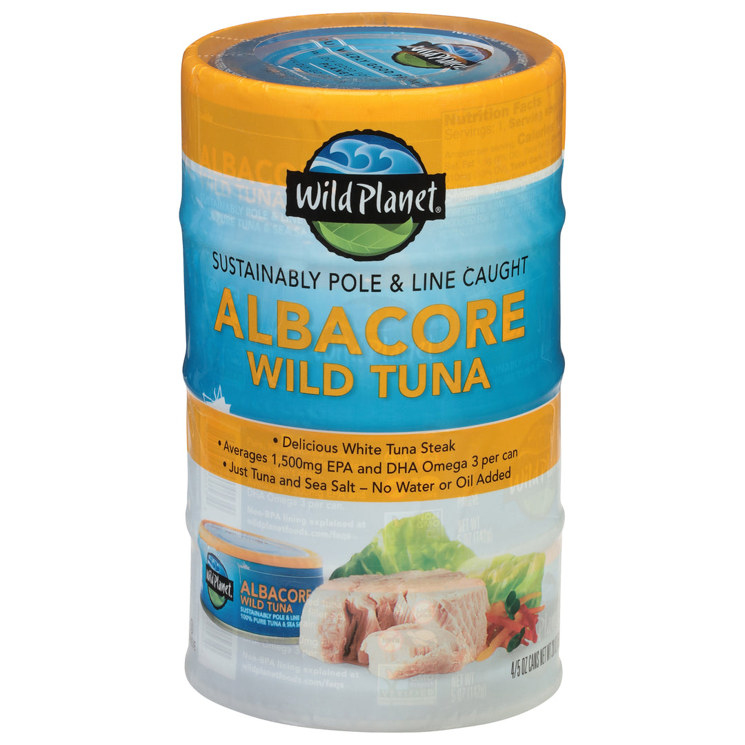 Wild Planet Tuna Wild Albacore 12/4/5 OZ [UNFI #2042208] [ebt]