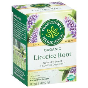 Traditional Medicinals Herbal Supplement Organic Licorice Root Bags 6/16 Bag [UNFI #0795534] [ebt]