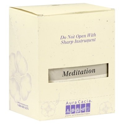 Aura Cacia Mineral Bath Aromatherapy Meditation 6/2.5 OZ [UNFI #682559] T
