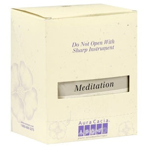 Aura Cacia Mineral Bath Aromatherapy Meditation 6/2.5 OZ [UNFI #682559] T
