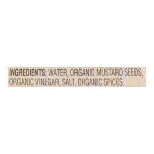Woodstock Mustard Organic Stone Ground 12/8 OZ [UNFI #455139] [ebt]