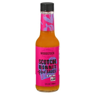 Woodstock Hot Sauce Scotch Bonnet 12/5 OZ [UNFI #2698769] [ebt]