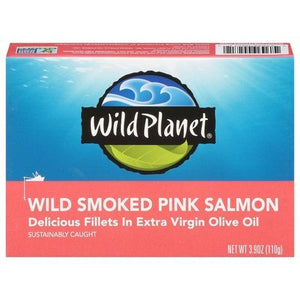 Wild Planet Salmon Pink Wild Smoked 12/3.9 OZ [UNFI #2925790] [ebt]