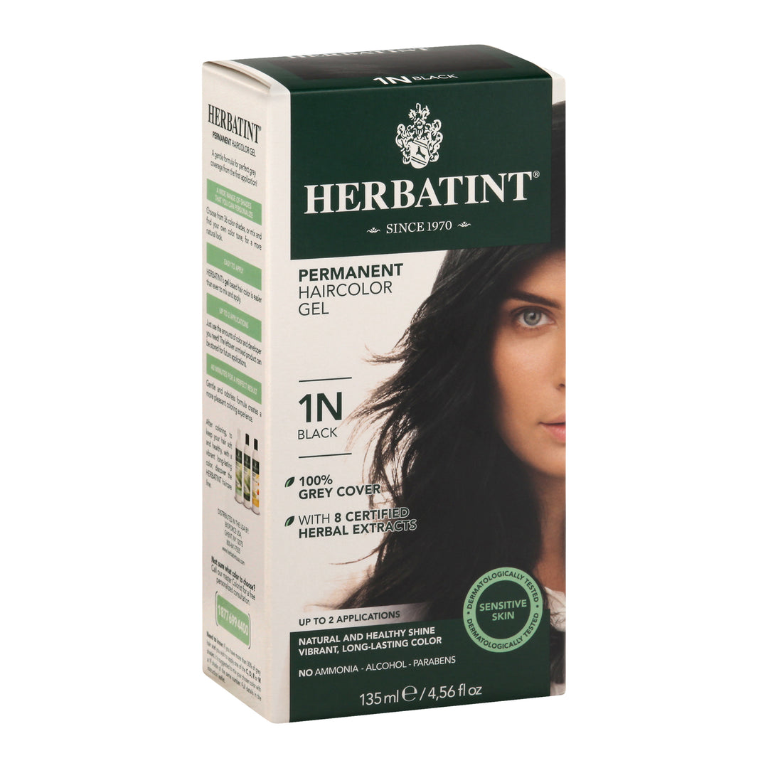 Herbatint Haircolor Gel Permanent Black 1N 5.75 OZ [UNFI #3115458] T