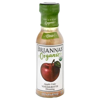 Briannas Dressing Organic Apple Cider Vinaigrette 6/10 OZ [UNFI #2549186] [ebt]
