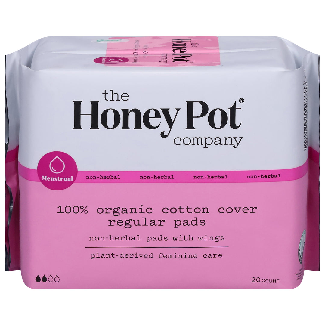 The Honey Pot Pads Regular Non-Herbal 20 CT [UNFI #3113818] T