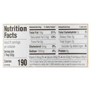 Woodstock Peanut Butter Organic Easy Spread Smooth & Salted 12/35 OZ [UNFI #0843748] [ebt]