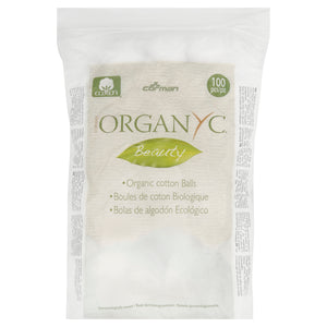 Organyc Cotton Balls Organic 100 CT [UNFI #1135912] T