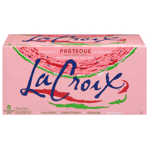 Lacroix Sparkling Water Pasteque Watermelon 3/8/12 OZ [UNFI #2550101] [ebt]