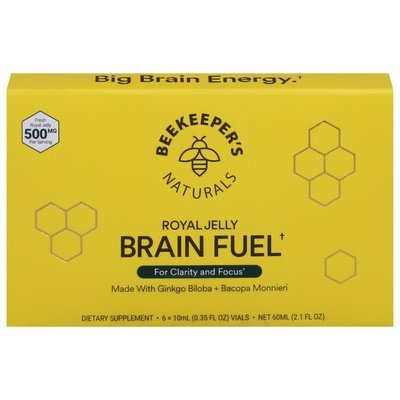 Beekeepers Naturals Brain Fuel Royal Jelly 1/2.1 OZ [UNFI #2552966]