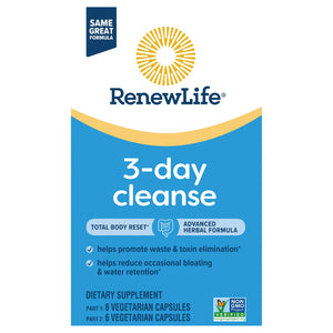 Renew Life 3-Day Cleanse Vegetarian Capsules 12 CT [UNFI #3003787]